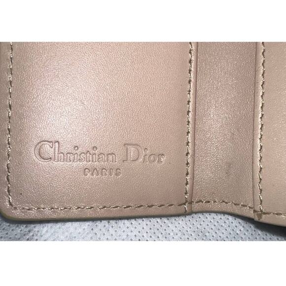 CHRISTIAN DIOR 4 Hooks Key Holder Trotter Canvas Leather Beige/Cream - Picture 3 of 14